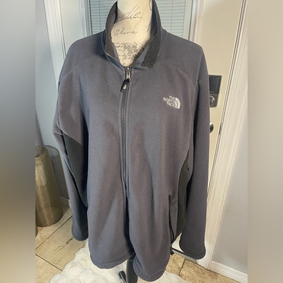 Size XL The North Face Men’s Large Full Zip Two Tone Fleece Jacket Pockets‎ - Picture 1 of 11